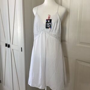 INC International Concepts White Lace night gown